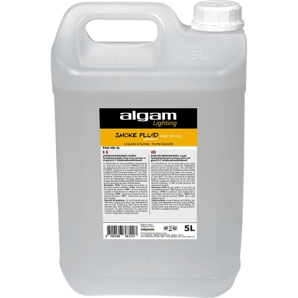 Algam Lighting FOG-HD-5L Liquido Fumo Alta Densità 5L