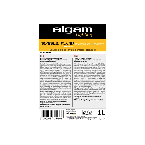 Algam Lighting BUB-ST-1L Liquido Bolle 1L