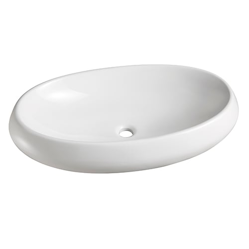 Lavabo da appoggio mod. la67 cm 75 x 44