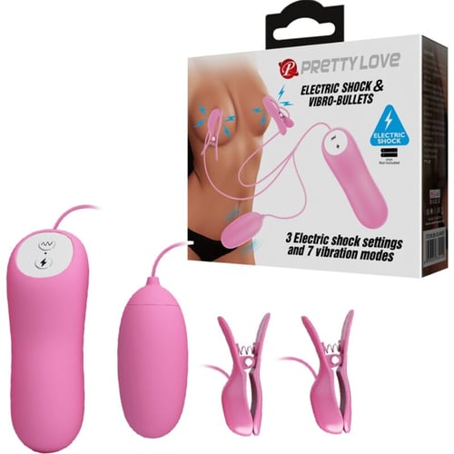 PRETTY LOVE - ELEKTROSCHLAG UND VIBRO-KUGELN ROSA