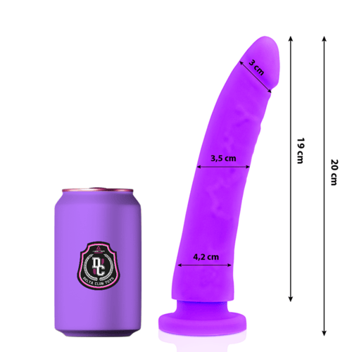 DELTACLUB DELTA CLUB - TOYS DILDO MEDICO LILLA IN SILICONE 20 CM -O- 4 CM