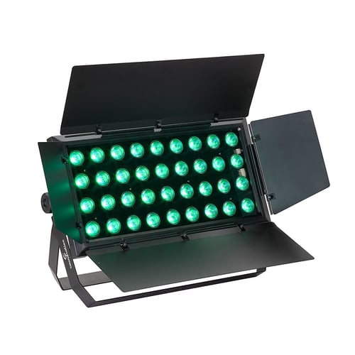 CENTOLIGHT Proiettore con 36 Led da 10W RGBW 4in1 e Alette Richiudibili