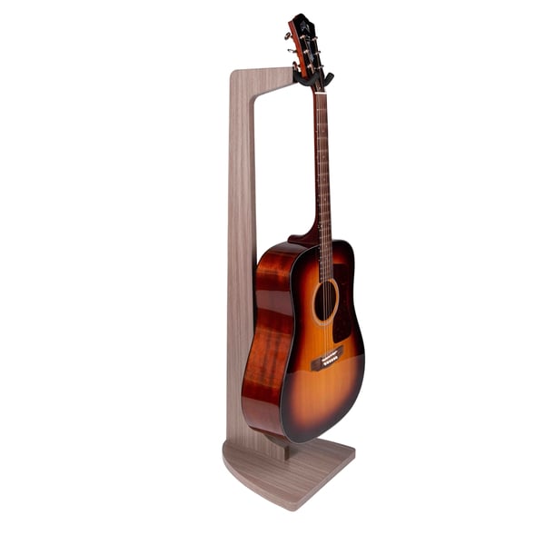 Gator Frameworks GFW-ELITEGTRHNGSTD-GRY Stand appendi-chitarra in finitura grigio driftwood<br>