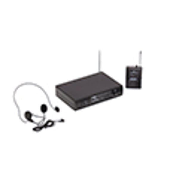 SOUNDSATION Radiomicrofono VHF Plug and Play con Bodypack e archetto (209.8 MHz). Modello WF-V11PD
