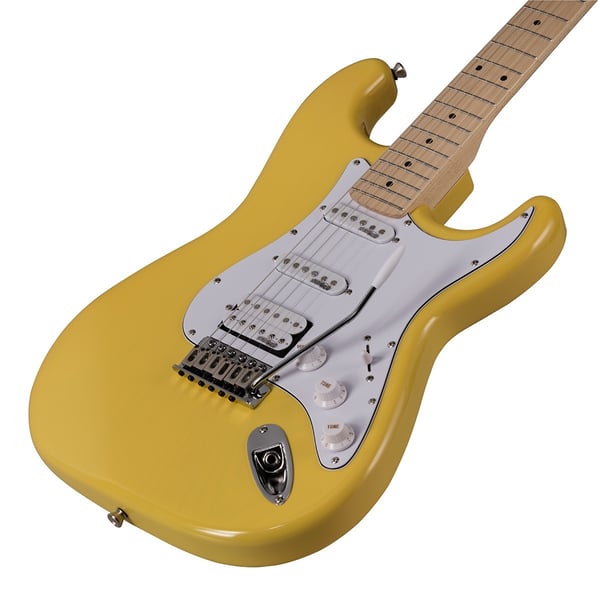 SOUNDSATION Chitarra elettrica double cutaway con 2 single coil + humbucker splittabile e meccaniche autobloccanti (equipaggiata Wilkinson, tastiera acero)