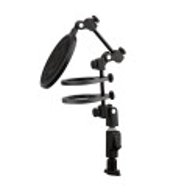 SOUNDSATION Sistema di sospensione universale per microfono con filtro antipop integrato