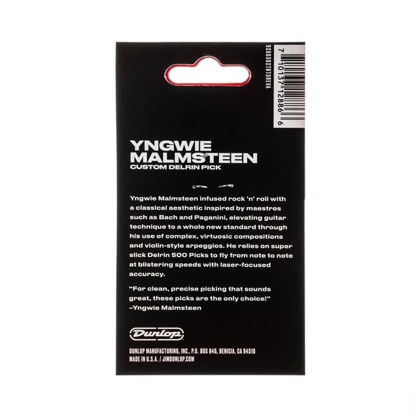 Dunlop YJMP03YL Malmsteen Custom Delrin Pick 1.14 mm 6pc