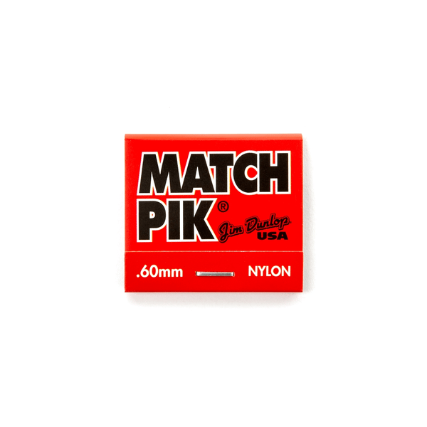 Dunlop 448R.60 Match Piks Nylon Light Gray .60mm