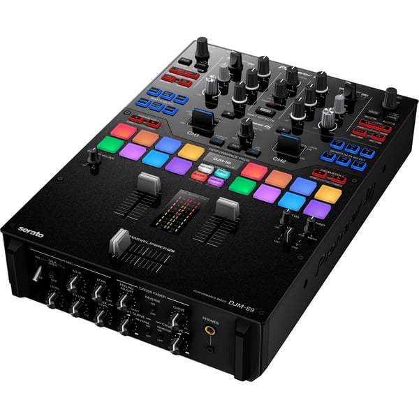 PIONEER Mixer professionale per DJ Battle a 2 canali (nero)