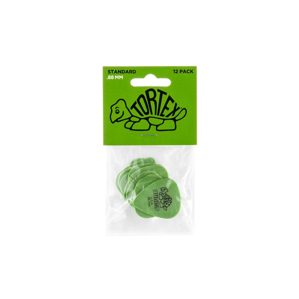 Dunlop 418P Tortex Standard Green .88