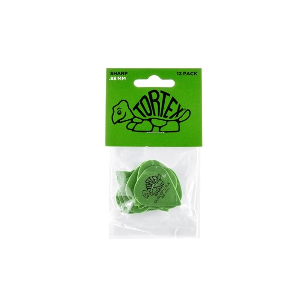 Dunlop 412P.88 Tortex Sharp Green