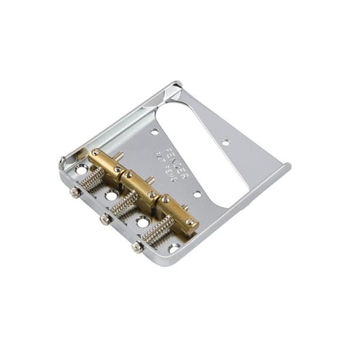 FENDER Ponte completo 3-Saddle American Vintage Telecaster® con Brass Saddles (Chrome)