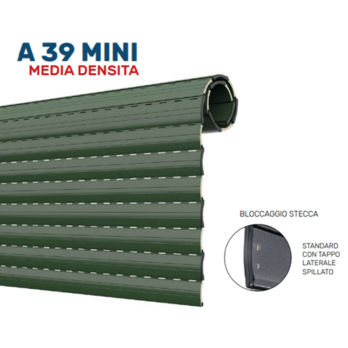 Tapparelle Alluminio Coibentato Media Densità 8x39 A 39 MINI