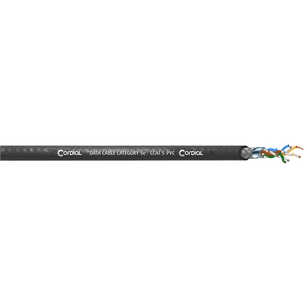 Cordial CCAT 5 PVC BLACK 100
