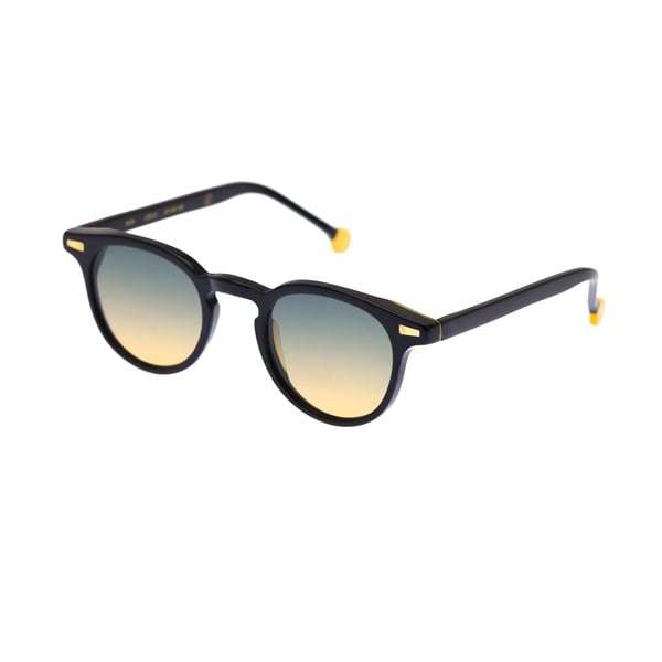 サングラス KYME Kyme - GIANNI COL 6 - KYMINI - glossy yellow tortoise Kyme Yasmine Green Tortoise - Handmade Italian Sunglasses