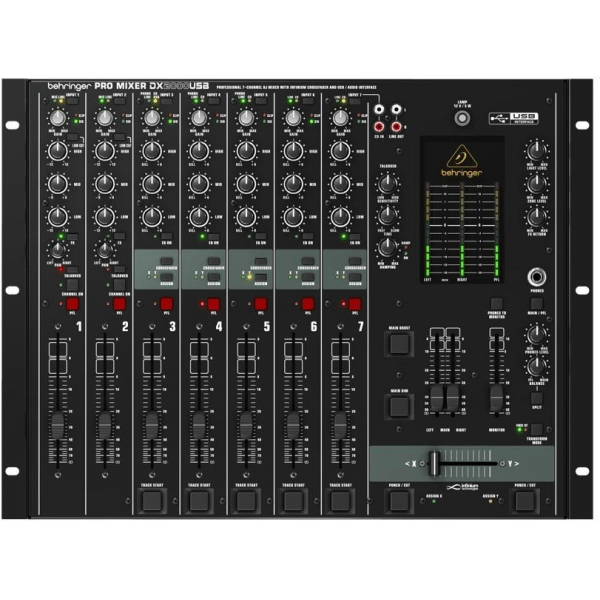 BEHRINGER DX2000USB MIXER DJ 7 CANALI CROSSFADER OTTICO E USB EX-DEMO