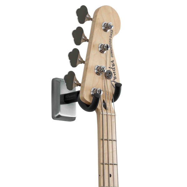 Gator Frameworks GFW-GTR-HNGRSCH Supporto a muro per chitarra con piastra in cromo satinato