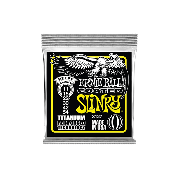 Ernie Ball 3127 RPS Coated Titanium Beefy Slinky 11-54