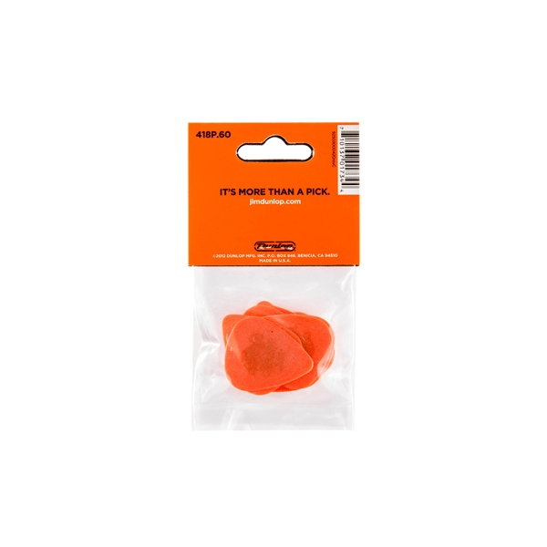 Dunlop 418P Tortex Standard Orange .60