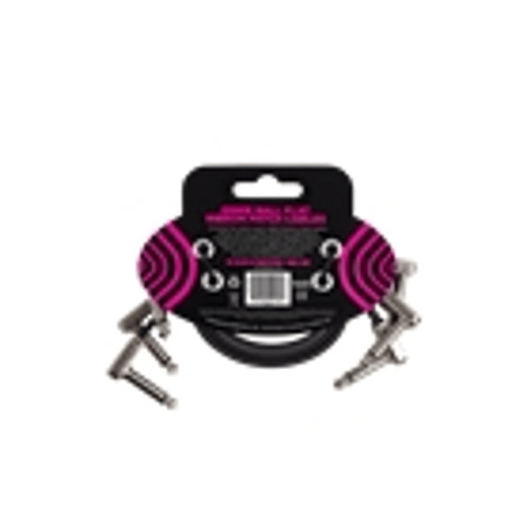 Ernie Ball 6222 Flat Ribbon Patch Cable 30,48 cm Pacco da 3