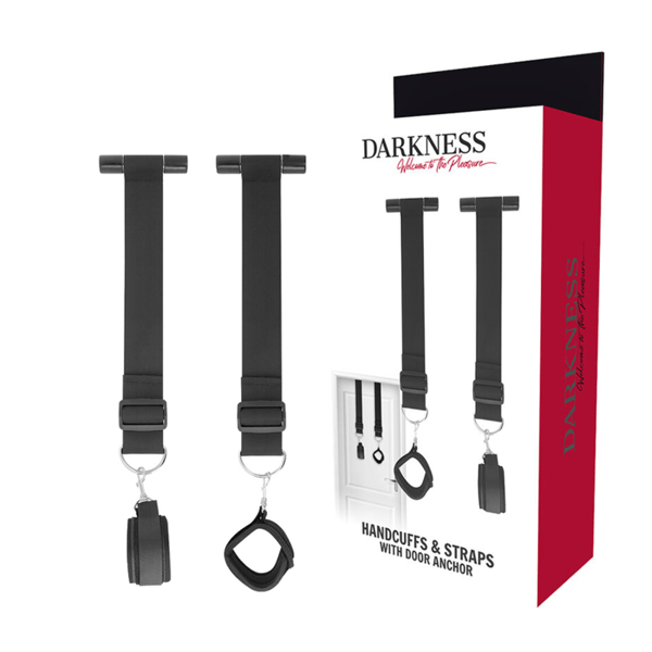 DARKNESS™ - MENOTTES DE PORTE DE BONDAGE