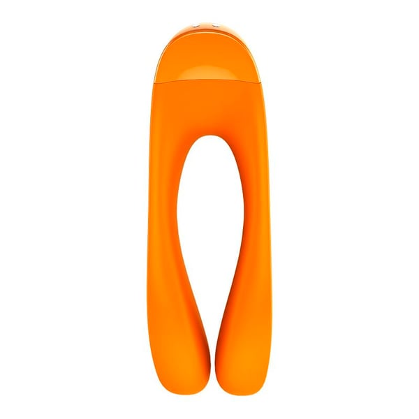 SATISFYER CANDY CANE FINGER VIBRATOR ORANGE