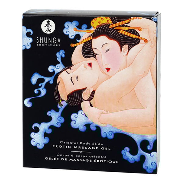 SHUNGA GEL DE MASSAGE EROTIQUE CORPS ORIENTAL SLIDE FRUTAS EXOTICA