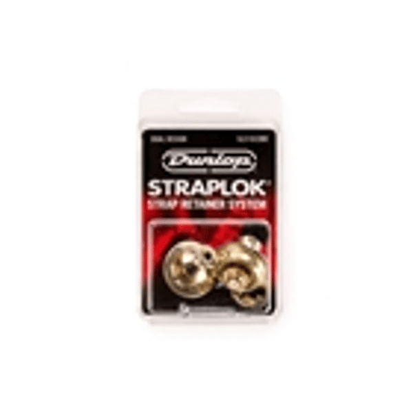 Dunlop SLS1032BR Straplok Dual Design Strap Retainer System, Brass