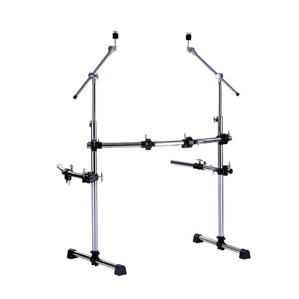 PEACE Rack per batteria con sistema di appoggio a T e due bracci laterali. Modello DR-18
