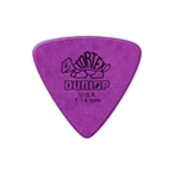 Dunlop 431R Tortex Triangle Purple 1.14