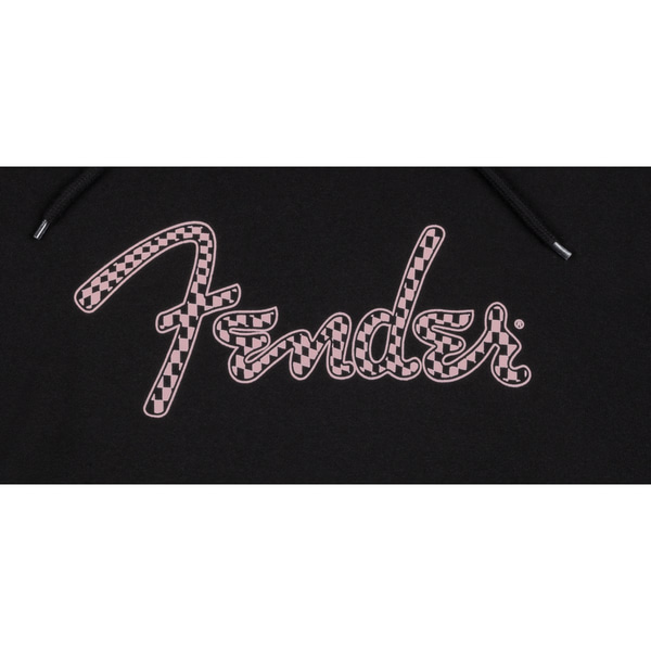 Felpa Fender® Spaghetti Logo Wavy Checker, Pink Checker, L 9192413506