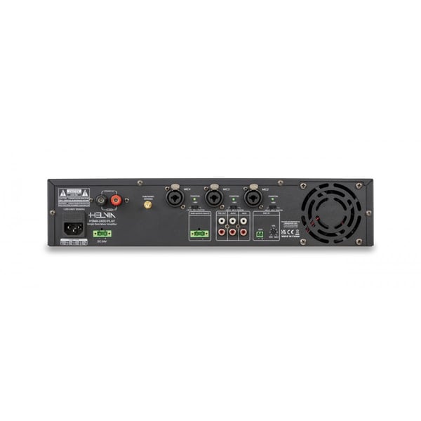 HELVIA Mixer-Amplificatore 1-Zona 240W 2-Unità Rack con DAB+/FM/USB/BT