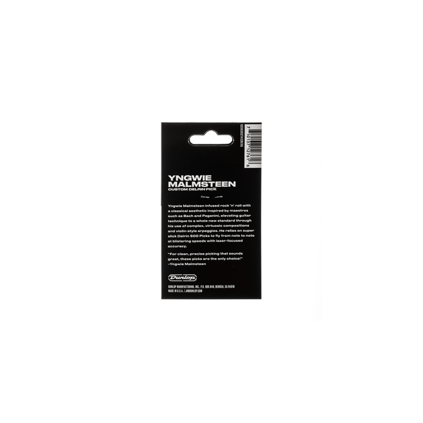 Dunlop YJMP01WH Malmsteen Custom Delrin Pick 1.5 mm 6pc