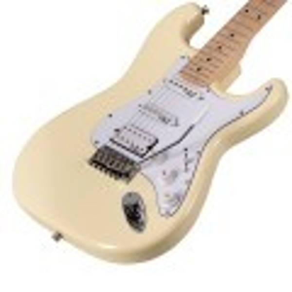 SOUNDSATION Chitarra elettrica double cutaway con 2 single coil + humbucker splittabile e meccaniche autobloccanti (equipaggiata Wilkinson, tastiera acero). Modello RIDER-PRO-MSH VW