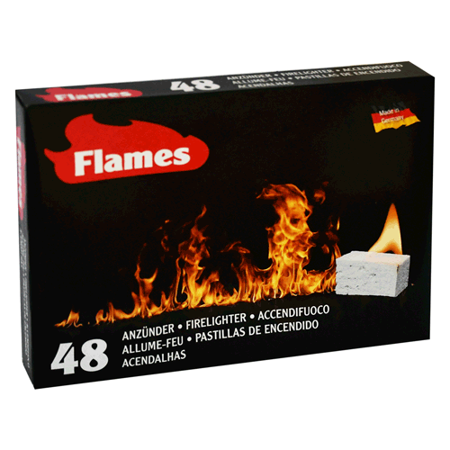 Xtraflame Allume-feu, 48 cubes Allume-feu en cubes