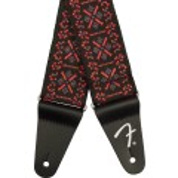 FENDER Tracolla Pasadena Woven - Lattice Red