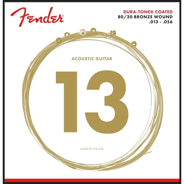FENDER Set di corde Rivestite in Dura-Tone® 880M 80/20 13-56. Modello 0730880008