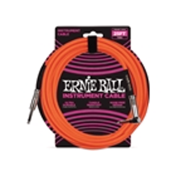 Ernie Ball 6067 Cavo Intrecciato Neon Arancione 7,62 m