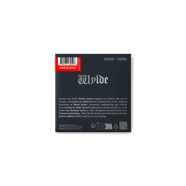Dunlop ZWEN1052 Zakk Wylde Signature 10-52