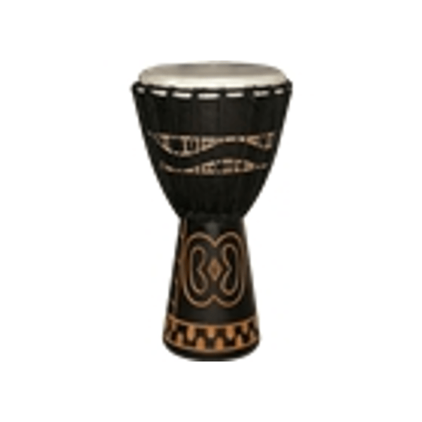 Tanga DA65-7G Djembe Slammer 14" Mogano Scolpito Nero