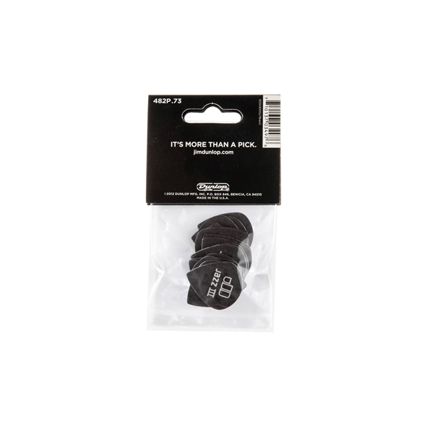 Dunlop 482P Pitch Black Jazz III .73