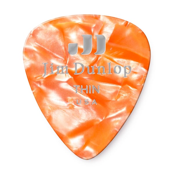 Dunlop 483P#08 Orange Perloid - Thin