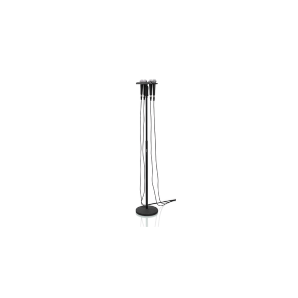 Gator Frameworks GFW-MIC-4TRAY Supporto multi-microfono per 4 microfoni<br>