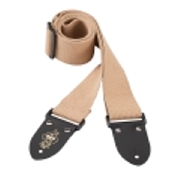 Tracolla d'Andrea serie ACE Cotton Web (Beige). Modello AC4 TN