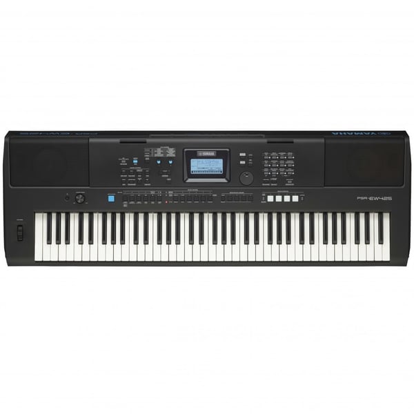 Yamaha PSR EW425 Tastiera Portatile 76 Tasti Sensibili al Tocco MIDI USB 820 Suoni