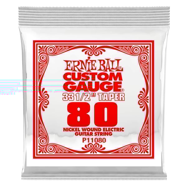 Ernie Ball 1080 Nickel Wound Scala Lunga .080