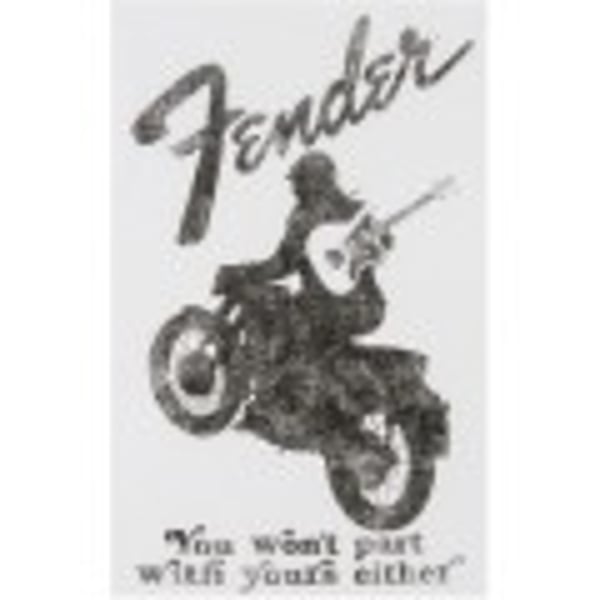 T-shirt senza maniche Fender® Jaguar® da donna White L