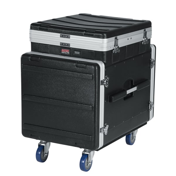 Gator Cases GRC-12X10 PU Rack audio 12U top, 10U laterale