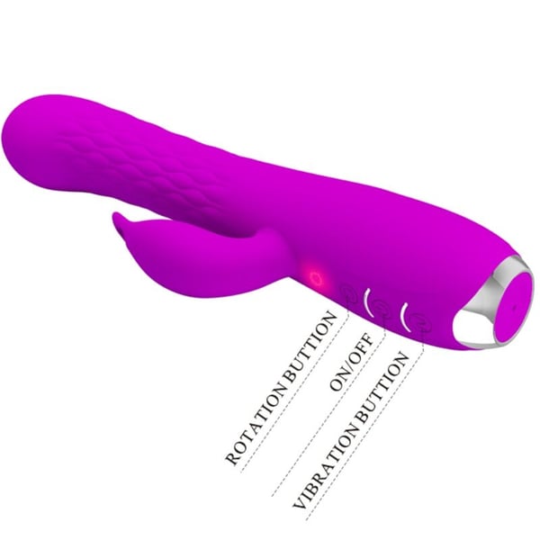 PRETTY LOVE MOLLY WIEDERAUFLADBARE VIBRATOR-DREHFUNKTION