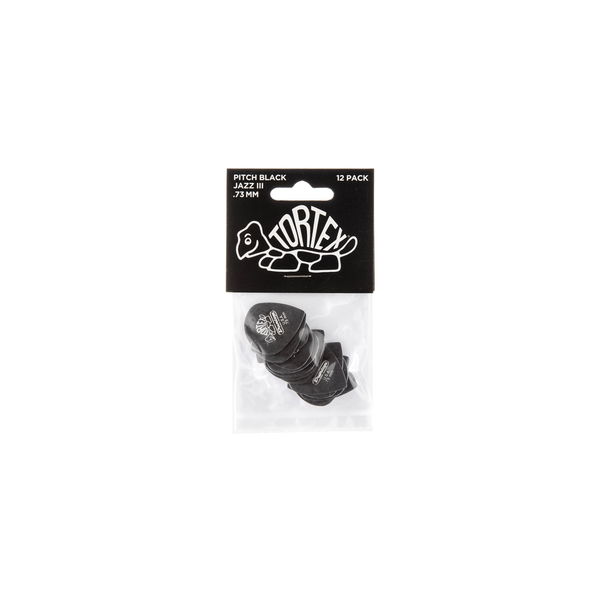 Dunlop 482P Pitch Black Jazz III .73